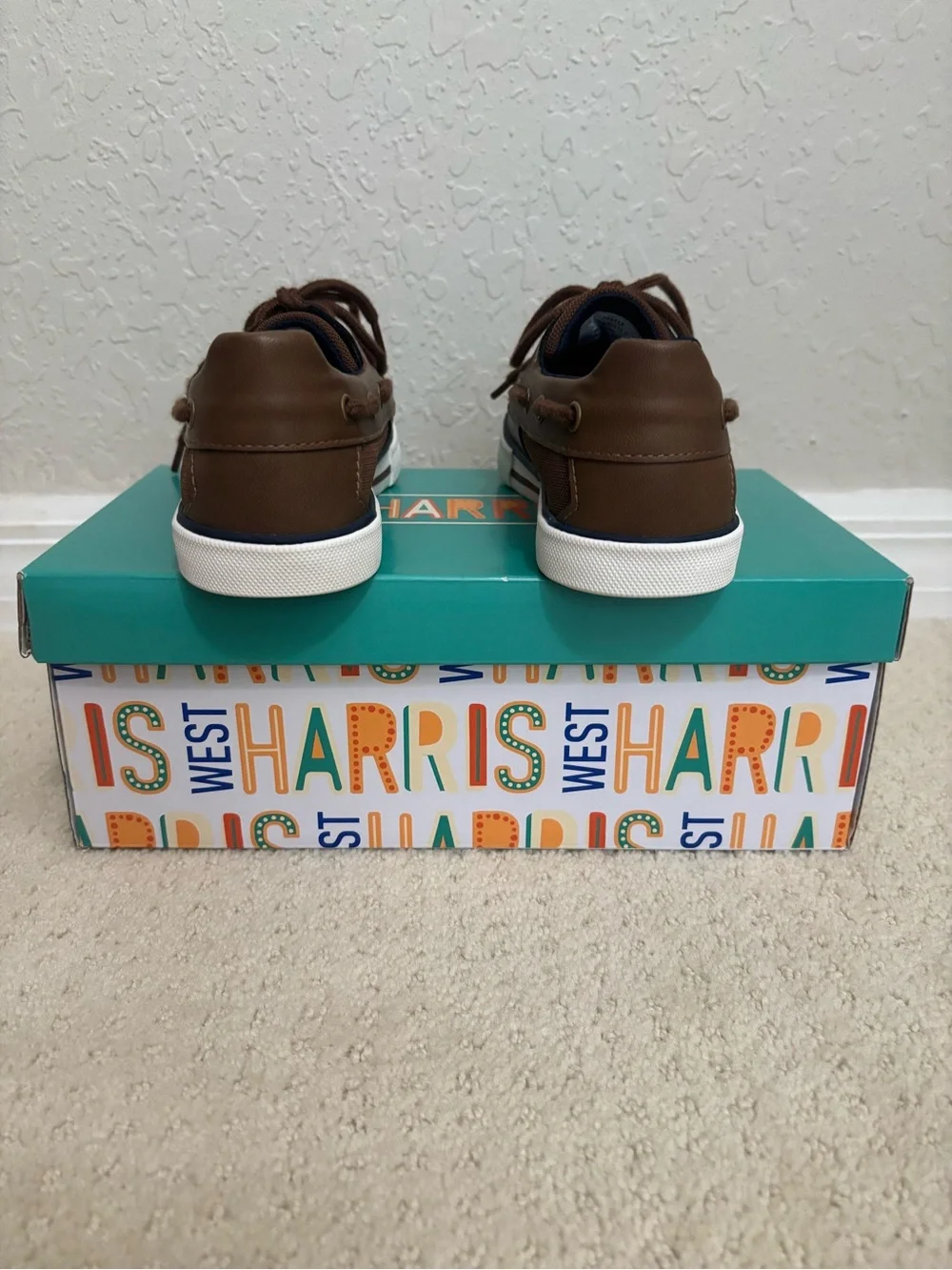 West Harris Sully Little/Big Kid Boys' Boat Dress Shoe – Brown Size 2M